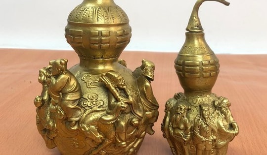 Đây là vị trí Hồ lô bát tiên đặt trong nhà chiêu tài lộc