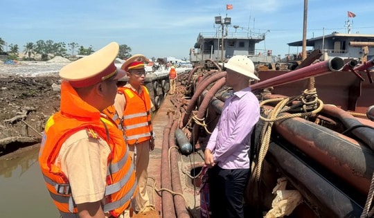Hải Phòng xử lý dứt điểm tinhg trạng khai thác, vận chuyển cát, sỏi trái phép