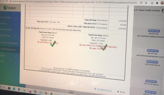 Quy định mới về hóa đơn điện tử cho hoạt động sản xuất kinh doanh