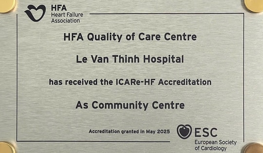 Bệnh viện quận ở TPHCM đạt chứng nhận quốc tế về điều trị bệnh suy tim