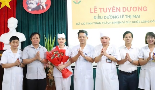 Tuyên dương nữ điều dưỡng ép tim liên tục cứu cụ bà đuối nước