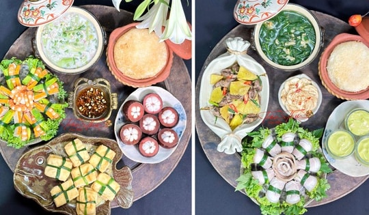 Hôm nay ăn gì? - Mẹ đảm vào bếp thực hiện mâm cơm gia đình ngon 'đỉnh của chóp'