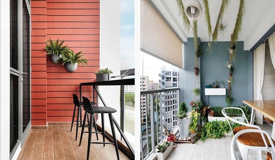 Cách biến ban công có diện tích nhỏ thành khu vườn lãng mạn đầy mê hoặc