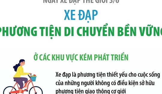 Ngày Xe đạp Thế giới 3/6: Xe đạp - phương tiện di chuyển bền vững