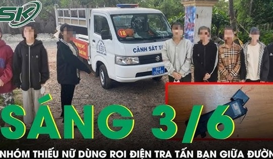 Sáng 3/6: Nhóm thiếu nữ dùng roi điện tấn công bạn giữa đường mặc nạn nhân liên tục xin tha