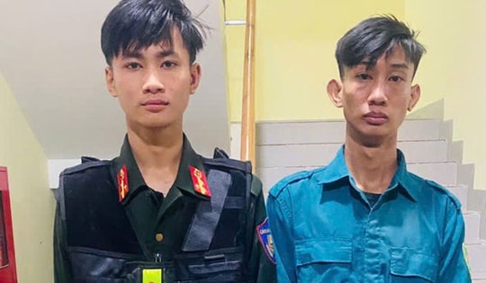 Giả danh công an, hai thanh niên dàn cảnh chặn xe 'vòi tiền' người đi đường