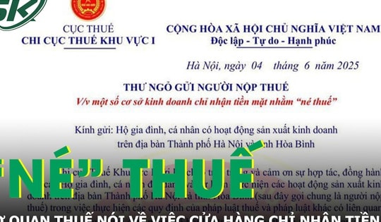 Cơ quan Thuế: Treo biển 'chỉ nhận tiền mặt' không giúp né thuế