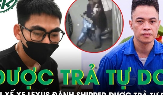 Đền bù 300 triệu, tài xế xe Lexus hành hung nam shipper ở Hà Nội được trả tự do ngay tại toà