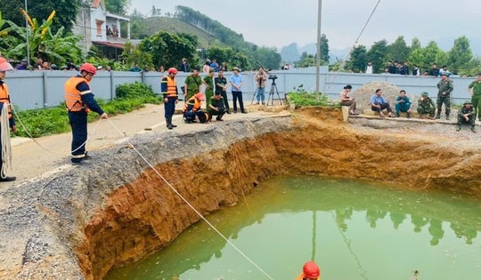 Khả năng có hệ thống sông ngầm hình thành dưới hố tử thần ở Bắc Kạn