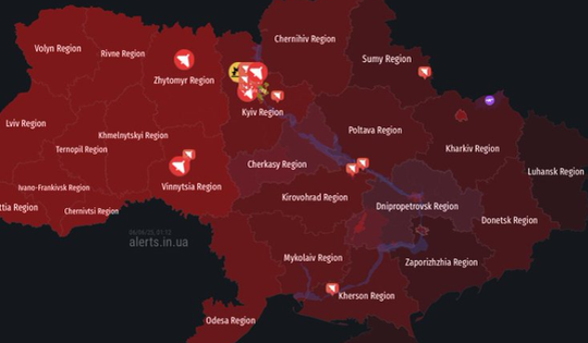 Nga tấn công Ukraine quy mô lớn vài ngày sau chiến dịch Mạng nhện