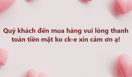 Cửa hàng chỉ nhận thanh toán tiền mặt nhằm 'né thuế': Thiệt nhiều hơn lợi
