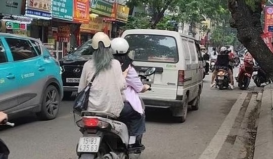 CSGT nói gì về việc ô tô đi vào đường ngược chiều trên phố Đội Cấn?