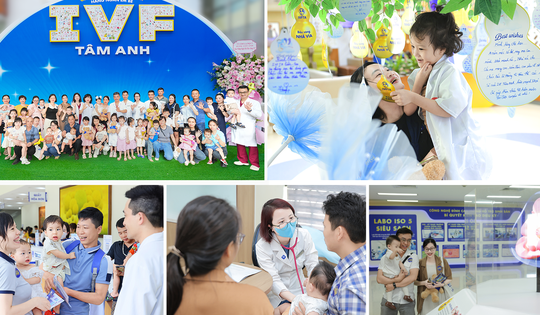 BVĐK Tâm Anh liên tiếp xác lập kỷ lục Ngày hội quy tụ nhiều em bé IUI/IVF nhất Việt Nam