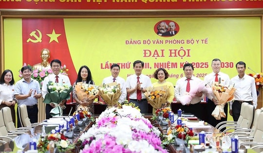 Đại hội Đảng bộ Văn phòng Bộ Y tế lần thứ XXIII, nhiệm kỳ 2025–2030 thành công tốt đẹp