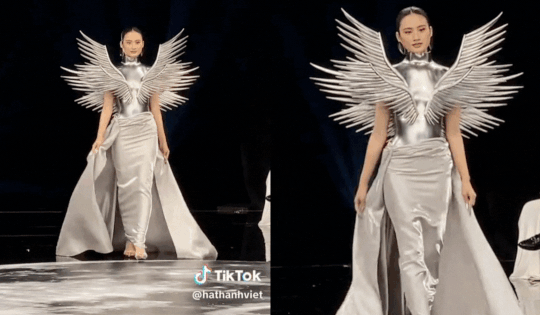 Không chỉ Ý Nhi, Hoa hậu H’Hen Niê cũng gặp sự cố với bộ trang phục cầu kỳ này