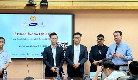 Nâng cao năng lực ứng dụng trí tuệ nhân tạo cho 15.000 nhân viên y tế Việt Nam