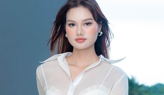 Nữ vận động viên quê Hải Dương gây chú ý ở Hoa hậu Hoàn vũ Việt Nam với chiều cao khủng và gương mặt góc cạnh