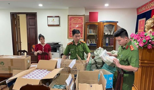 Triệt phá ổ nhóm sản xuất hàng nghìn hộp thực phẩm chức năng chưa được cấp phép

