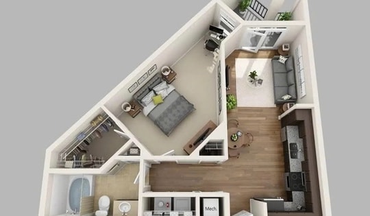 Cách hóa giải phong thủy khi xây nhà trên đất hình tam giác, tránh điều xấu