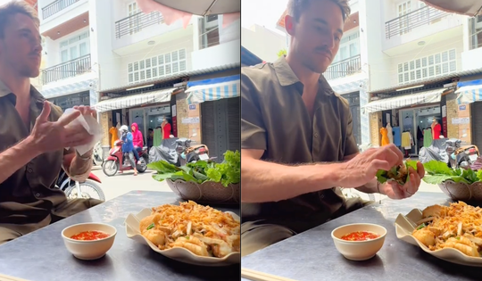 Khách Tây ăn thử 1 món bánh mì rất lạ ở Việt Nam, nhiều người Việt sửng sốt vì lần đầu nghe tên