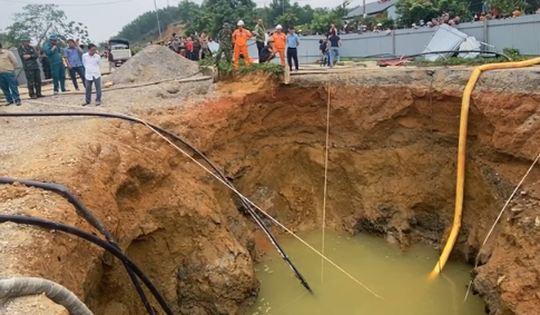 Thông tin mới nhất vụ tìm kiếm nạn nhân nghi mất tích ở 'hố tử thần'