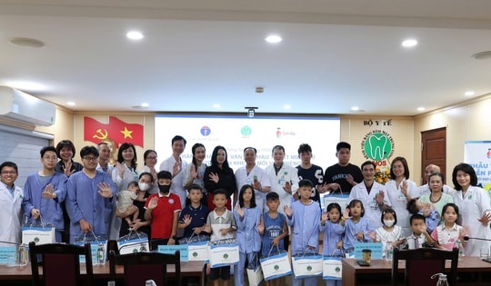 'Trả lại' nụ cười cho nhiều trẻ khuyết tật hàm mặt nặng