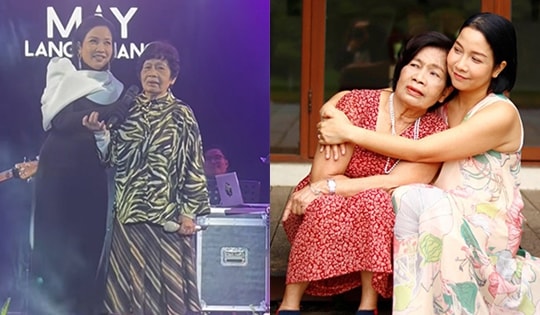 Mẹ ruột diva Mỹ Linh khoe giọng hát khiến mạng xã hội bất ngờ