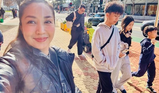 Nữ NSƯT đưa con sang Úc chơi cũng bị khán giả công kích