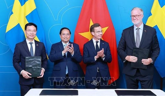 Việt Nam, Thụy Điển nâng cấp quan hệ lên Đối tác chiến lược ngành trong lĩnh vực khoa học - công nghệ và đổi mới sáng tạo