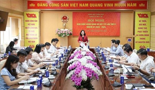 Bộ trưởng Đào Hồng Lan chủ trì hội nghị Ban Chấp hành Đảng bộ Bộ Y tế lần thứ II, nhiệm kỳ 2020 - 2025