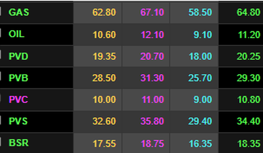 Nhóm cổ phiếu dầu khí tăng 'bốc đầu'
