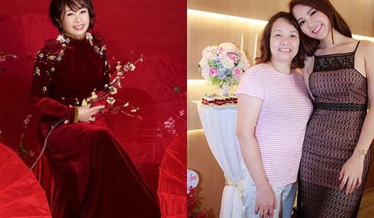 Mẹ ruột Á hậu Thụy Vân: Công tác trong ngành y, tuổi hưu được con gái hết lòng báo hiếu