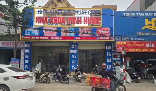 Thanh Hóa xử phạt hàng loạt cơ sở nha khoa hoạt động ‘chui’
