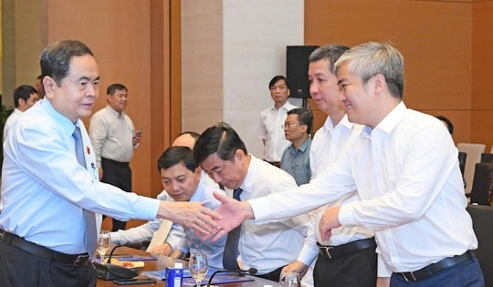 Chủ tịch Quốc hội Trần Thanh Mẫn gặp mặt các cơ quan báo chí