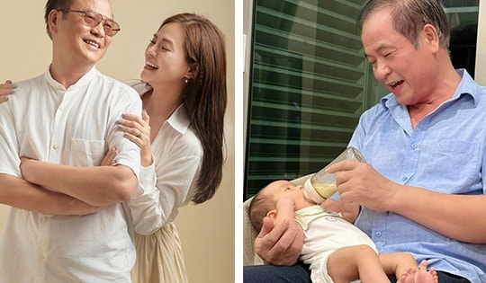 Mỹ nhân phim 'Cha tôi người ở lại' khoe bố ruột phong độ, điển trai