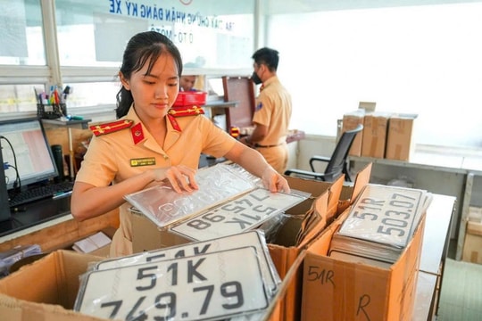 Biển số xe các tỉnh, thành phố sau sáp nhập