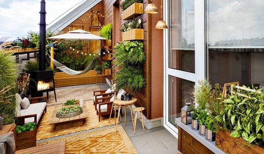 Cách thiết kế ban công dung nạp khí trời, tăng cường sinh khí, may mắn và tài lộc ùn ùn kéo tới