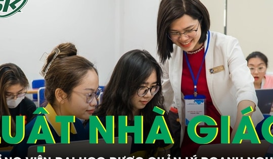 Cho phép giảng viên đại học quản lý, điều hành doanh nghiệp