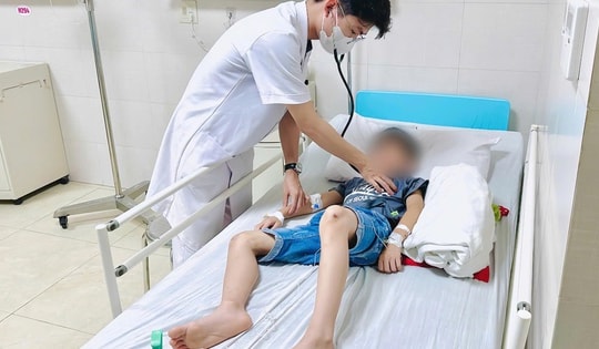 Bé trai 9 tuổi vỡ lách độ III, chảy máu trong ổ bụng được cứu sống