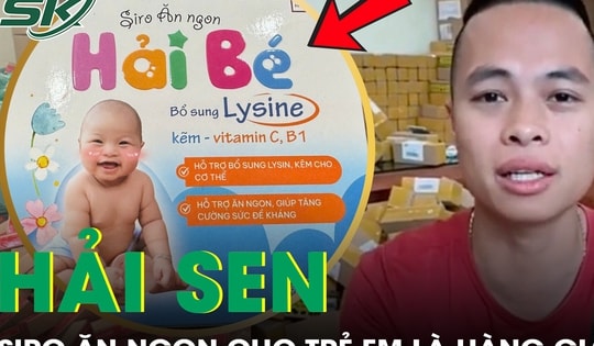 Siro ăn ngon của 'Gia đình Hải Sen' là hàng giả
