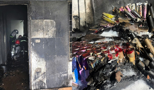 Thông tin chính thức vụ nổ gây cháy nhà liền kề tại Hà Đông