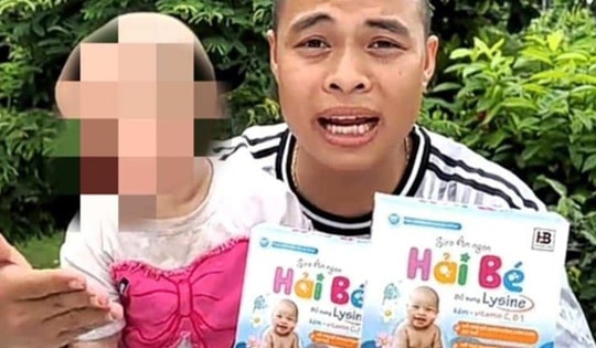 Trước khi bị khởi tố, siro ăn ngon Hải Bé từng thổi phồng công dụng, gây hiểu lầm cho phụ huynh