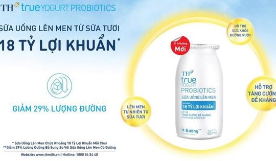 3 dòng sản phẩm TH đạt giải thưởng Thương hiệu toàn cầu 2025