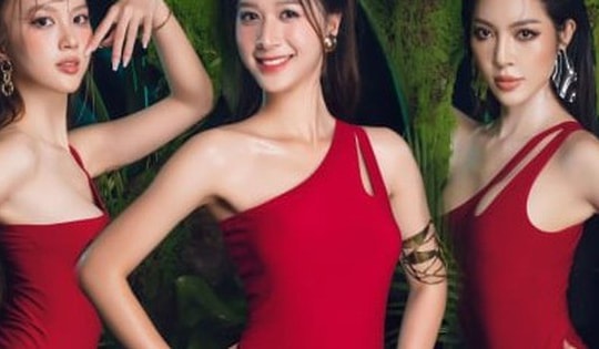 Thí sinh Hoa hậu Trái đất Việt Nam 2025 khoe dáng gợi cảm với bikini