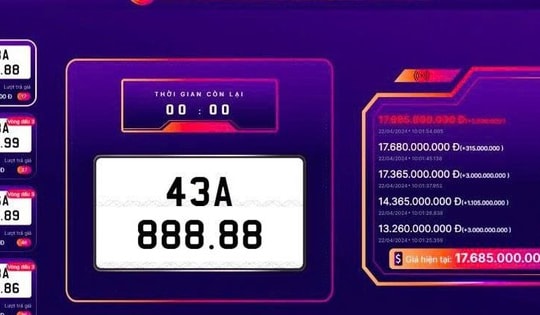 Lần đầu tiên đấu giá biển số xe ô tô với mức khởi điểm 'khủng' 500 triệu đồng