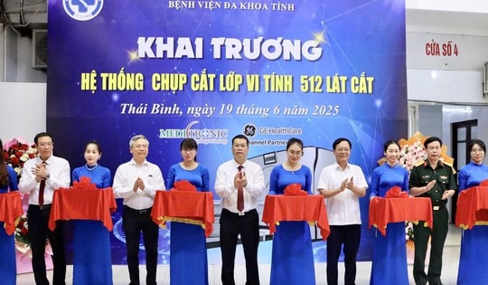 Thái Bình khai trương hệ thống chụp cắt lớp vi tính 512 lát cắt hiện đại