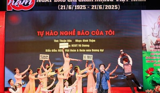 Ấn tượng chương trình nghệ thuật đặc biệt kỷ niệm 100 năm Ngày Báo chí Cách mạng Việt Nam
