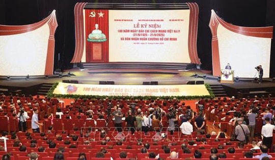 Tổng Bí thư Tô Lâm dự Lễ kỷ niệm 100 năm Ngày Báo chí cách mạng Việt Nam