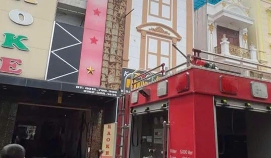 Quán karaoke ở Hải Phòng bốc cháy, phát hiện 1 người tử vong