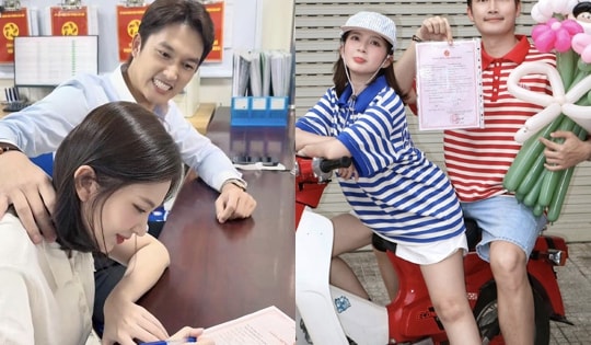 Lộ hình ảnh nữ chính trong 'Cha tôi người ở lại' bị Đình Tú 'ép' ký giấy đăng ký kết hôn